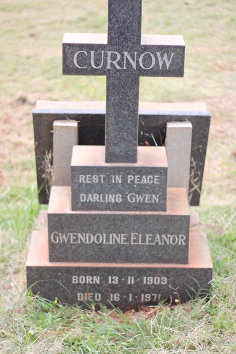 CURNOW Gwendoline Eleanor 1903-1971