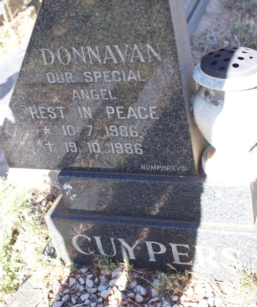 CUYPERS Donnavan 1986-1986
