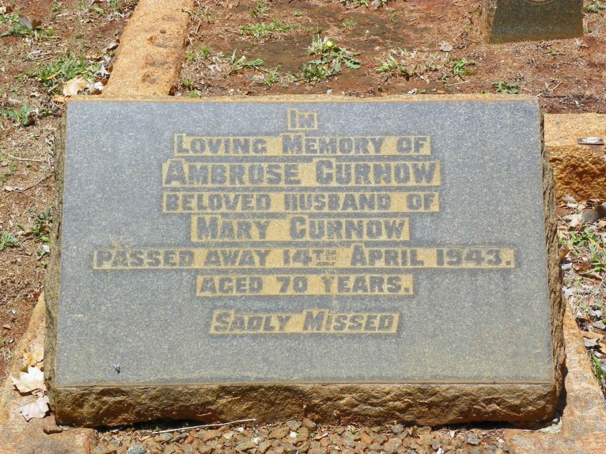 CURNOW Ambrose -1943