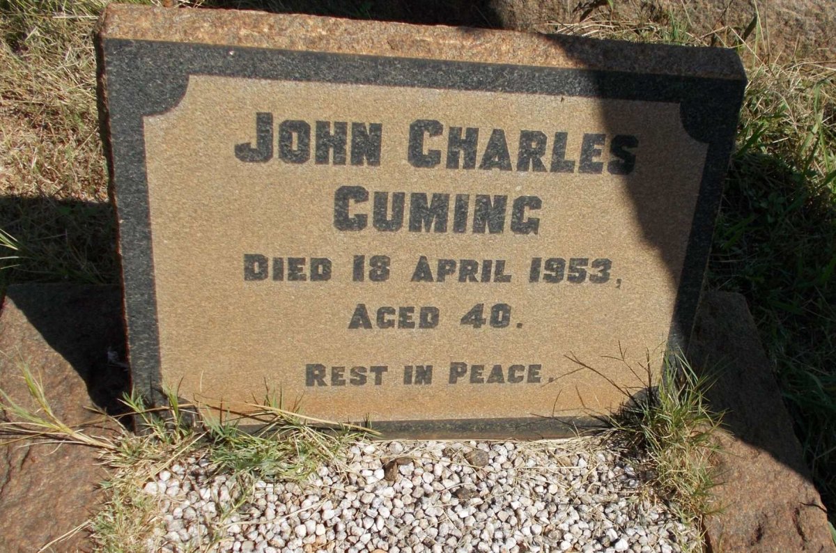 CUMING John Charles -1953