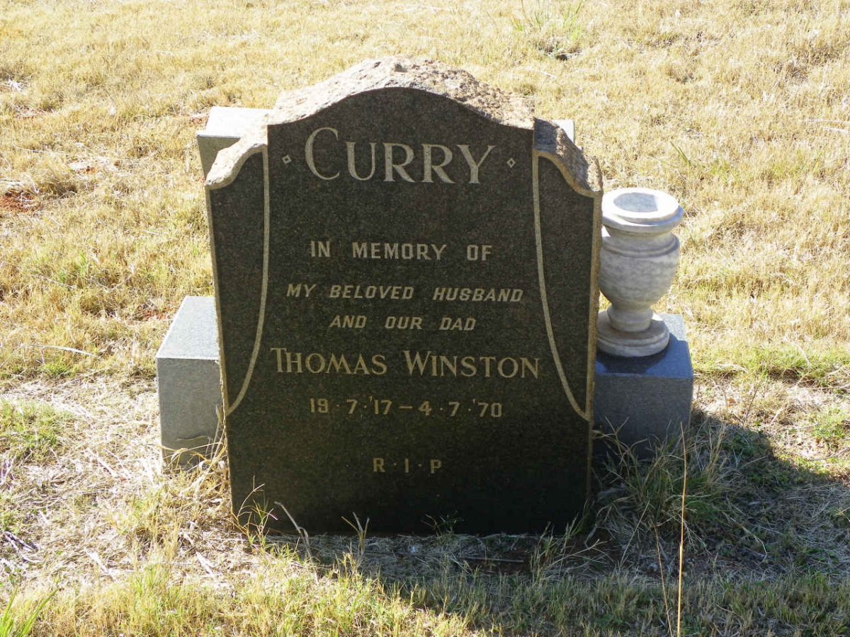 CURRY Thomas Winston 1917-1970