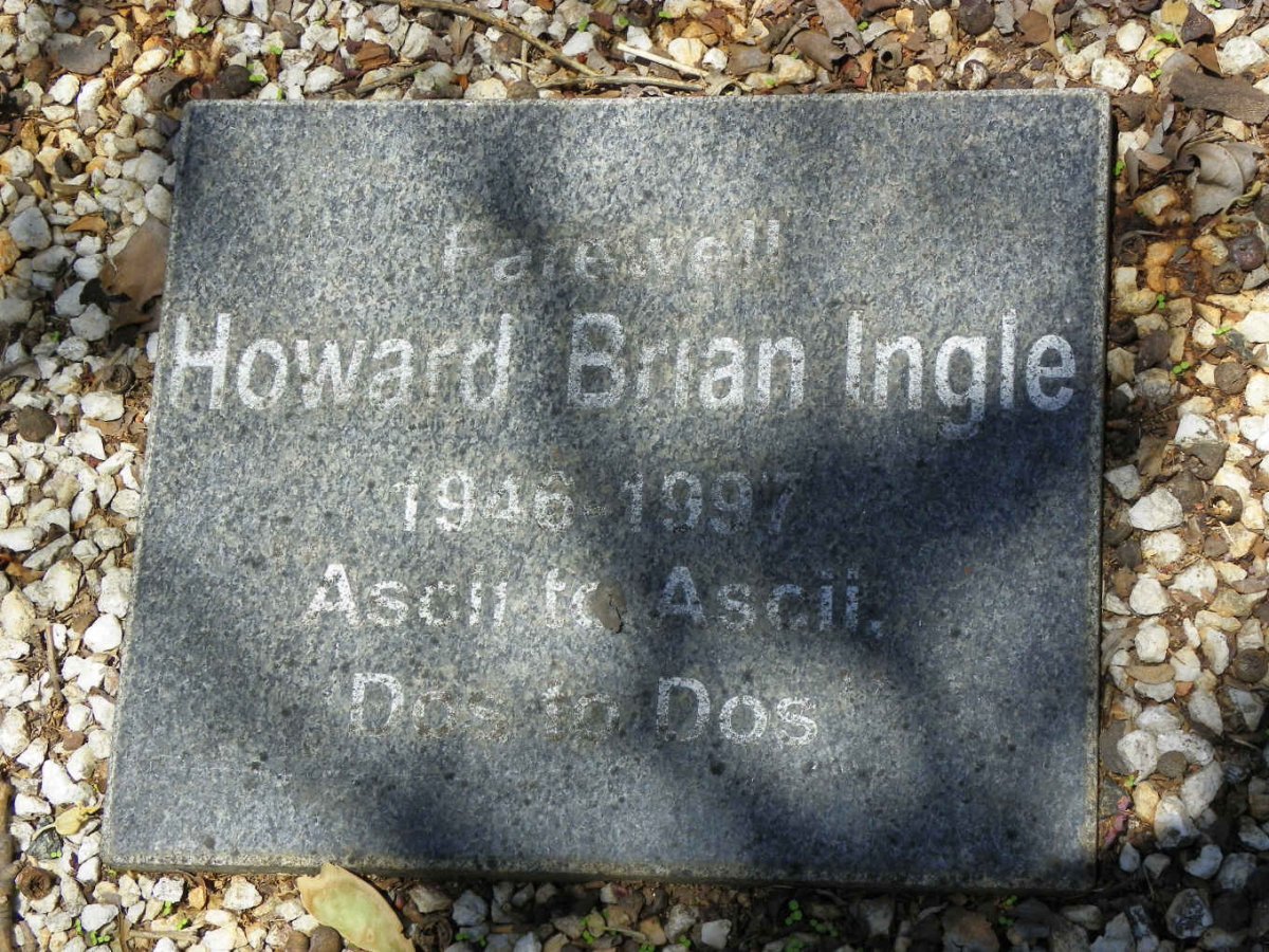 CURRIN Jack Reynolds -1943 &amp; Hester Antionette 1879-1951 :: INGLE Howard Brian 1946-1997
