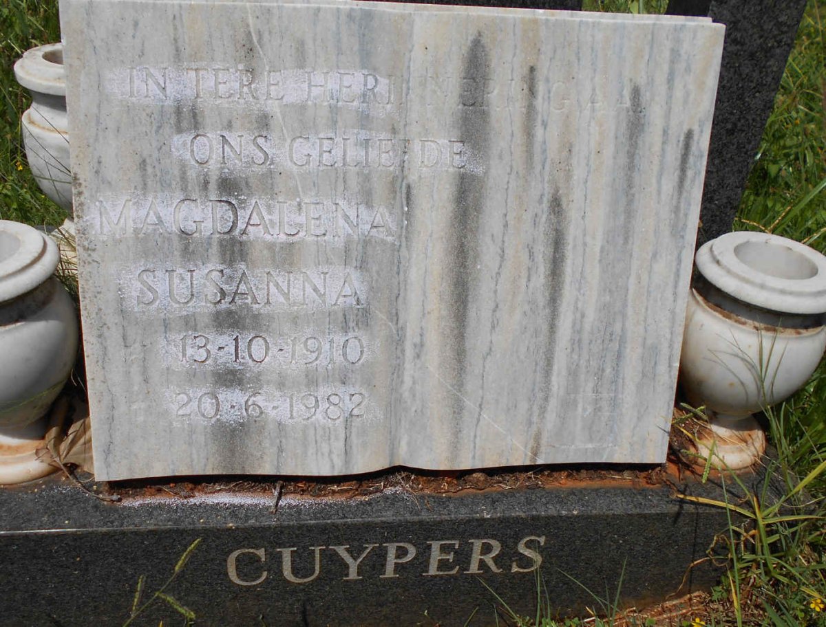 CUYPERS Magdalena Susanna 1910-1982