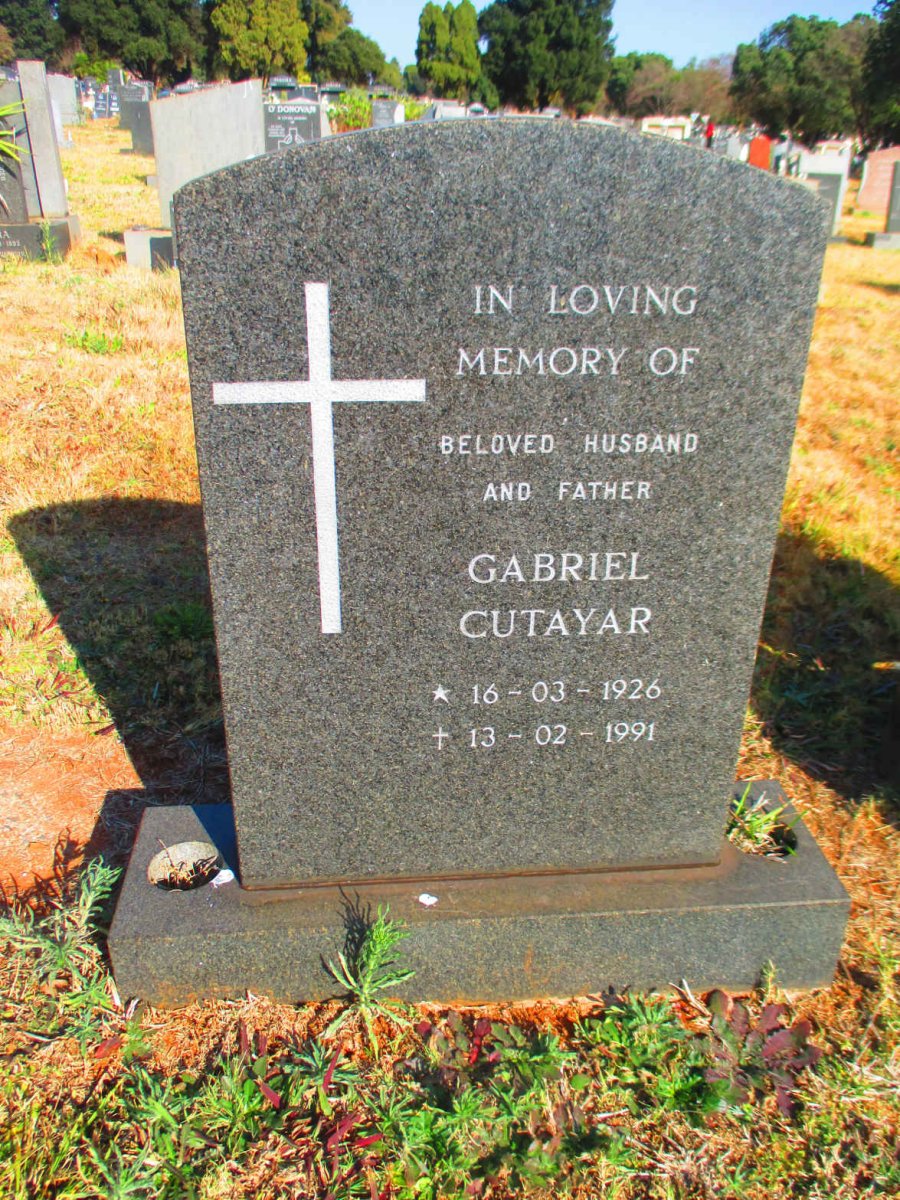 CUTAYAR Gabriel 1926-1991