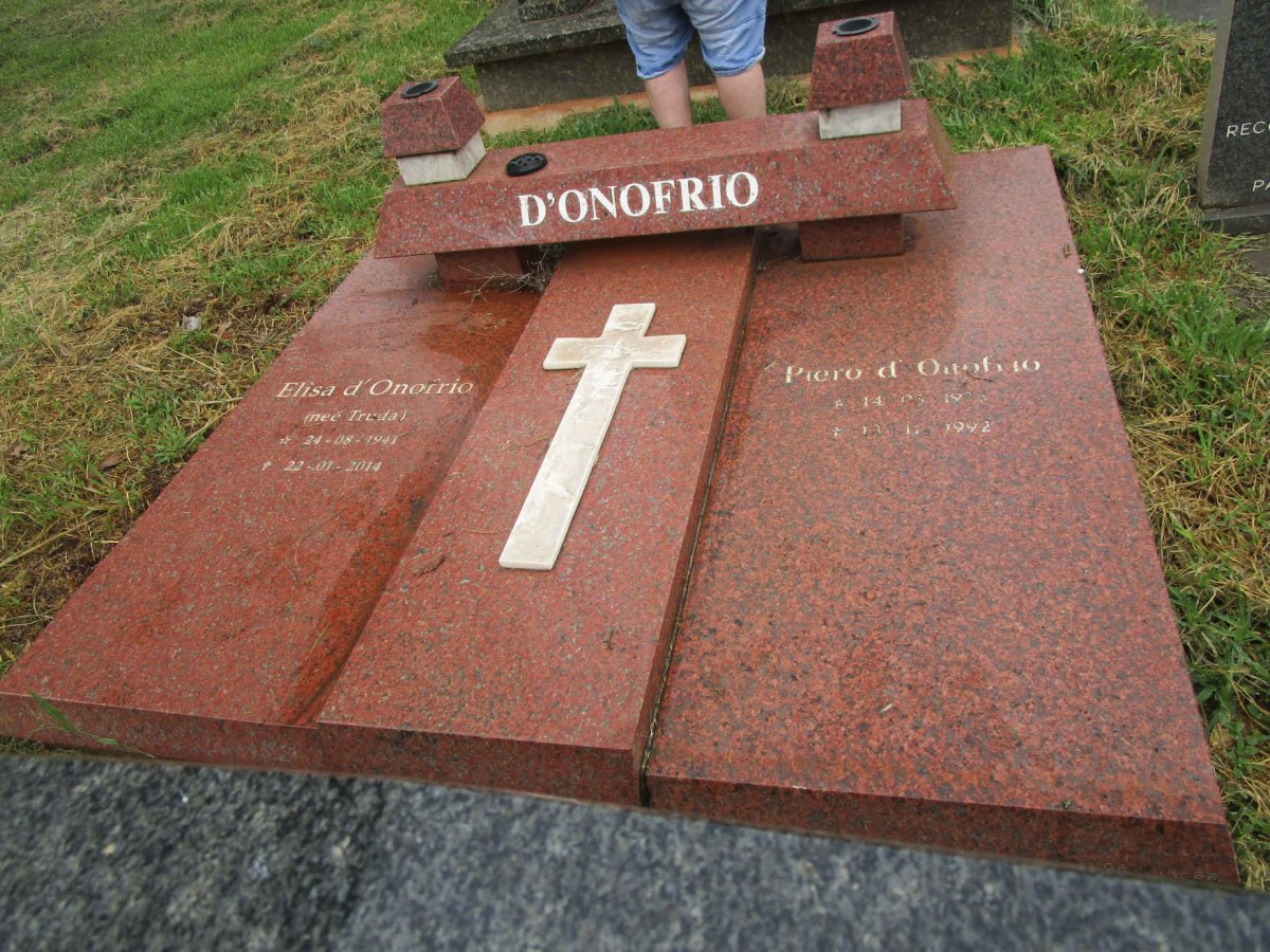 D'ONOFRIO Piero 1935-1992 &amp; Elisa TRUDA 1941-2014