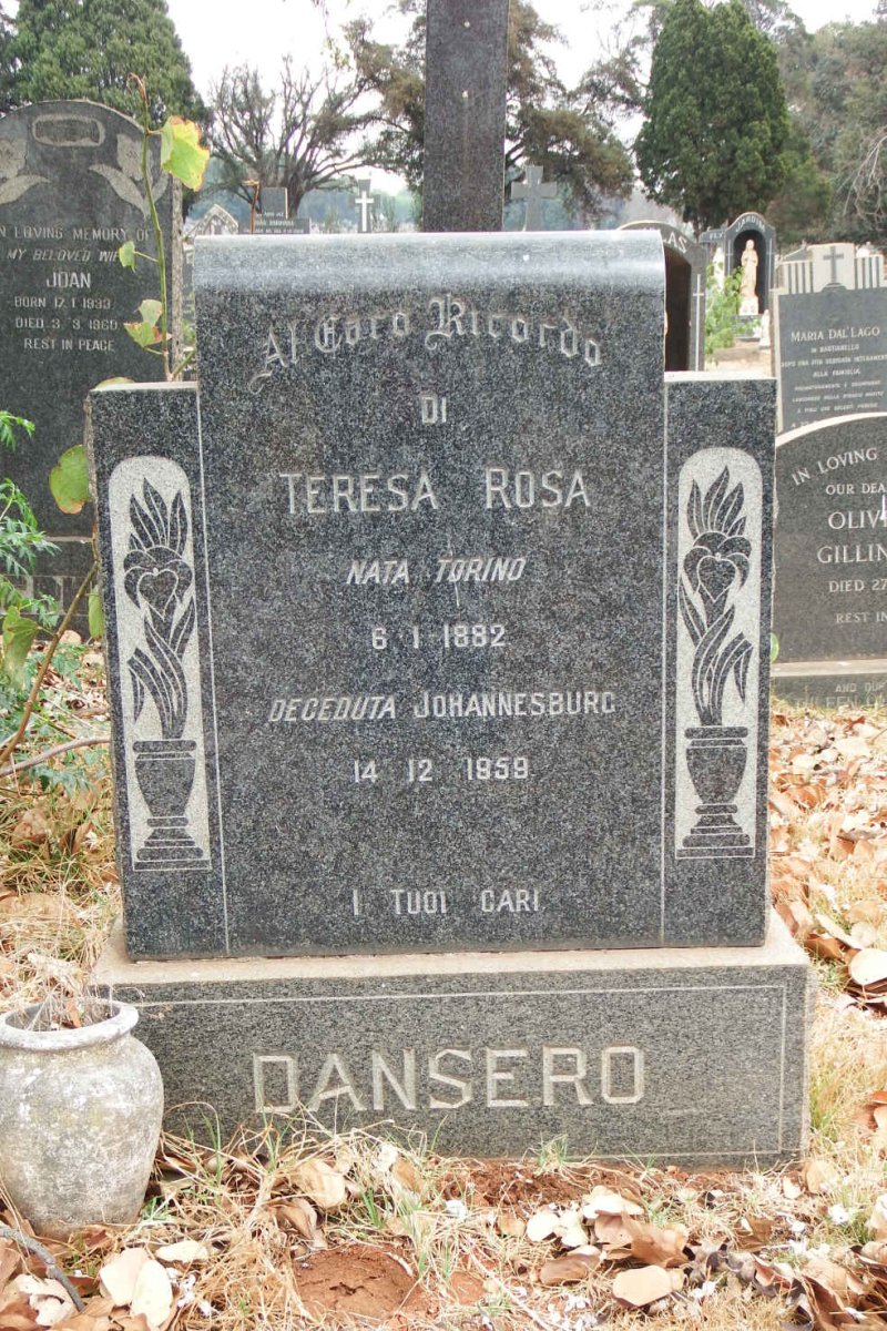 DANSERO Teresa Rosa 1882-1959