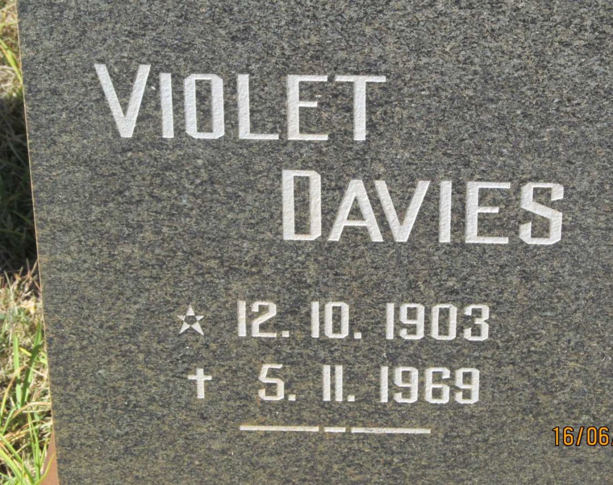 DAVIES Violet 1903-1969