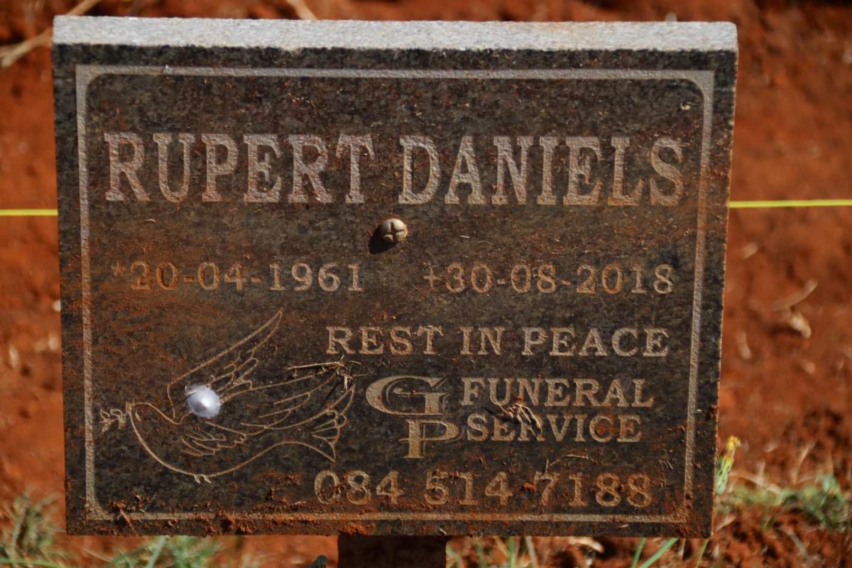 DANIELS Rupert 1961-2018