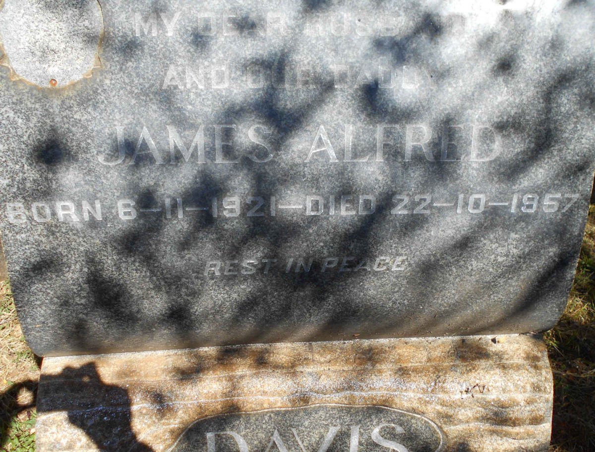 DAVIS James Alfred 1921-1957