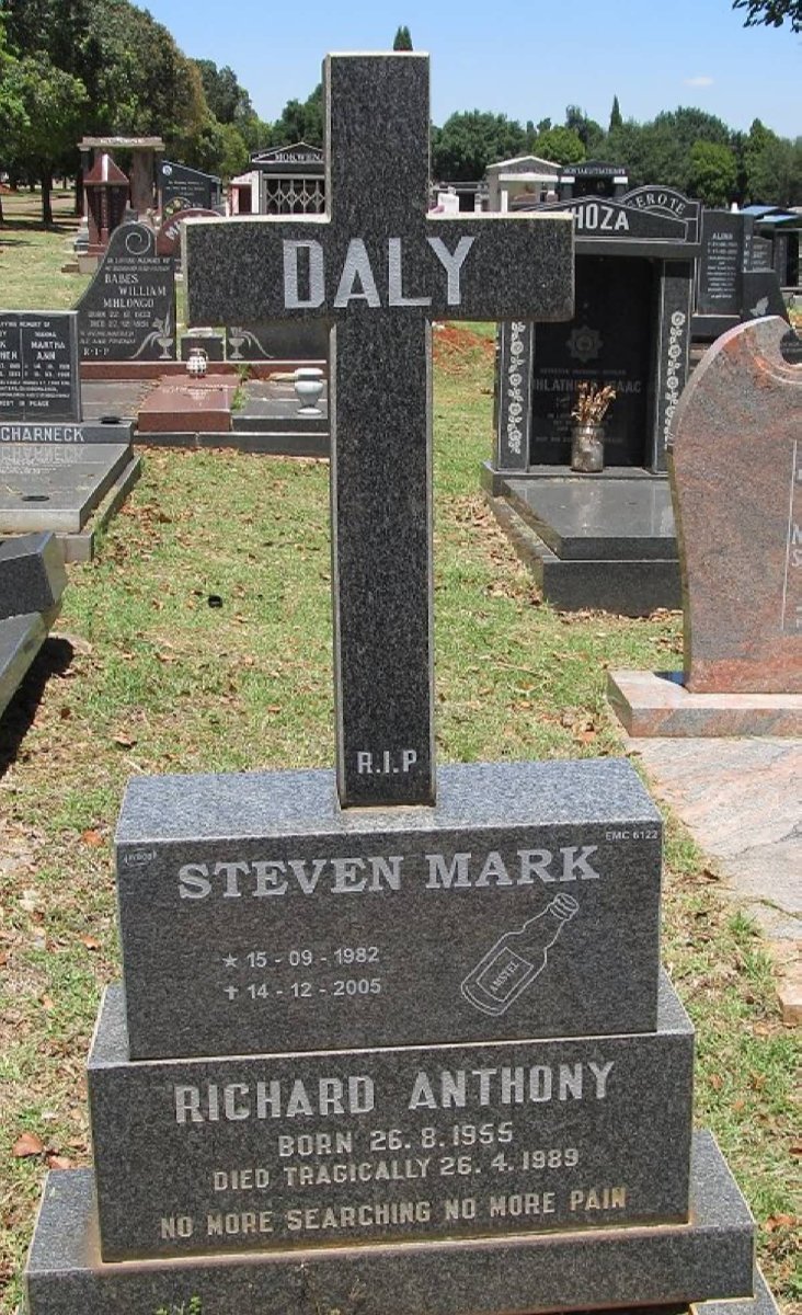 DALY Richard Anthony 1955-1989 :: DALY Steven Mark 1982-2005