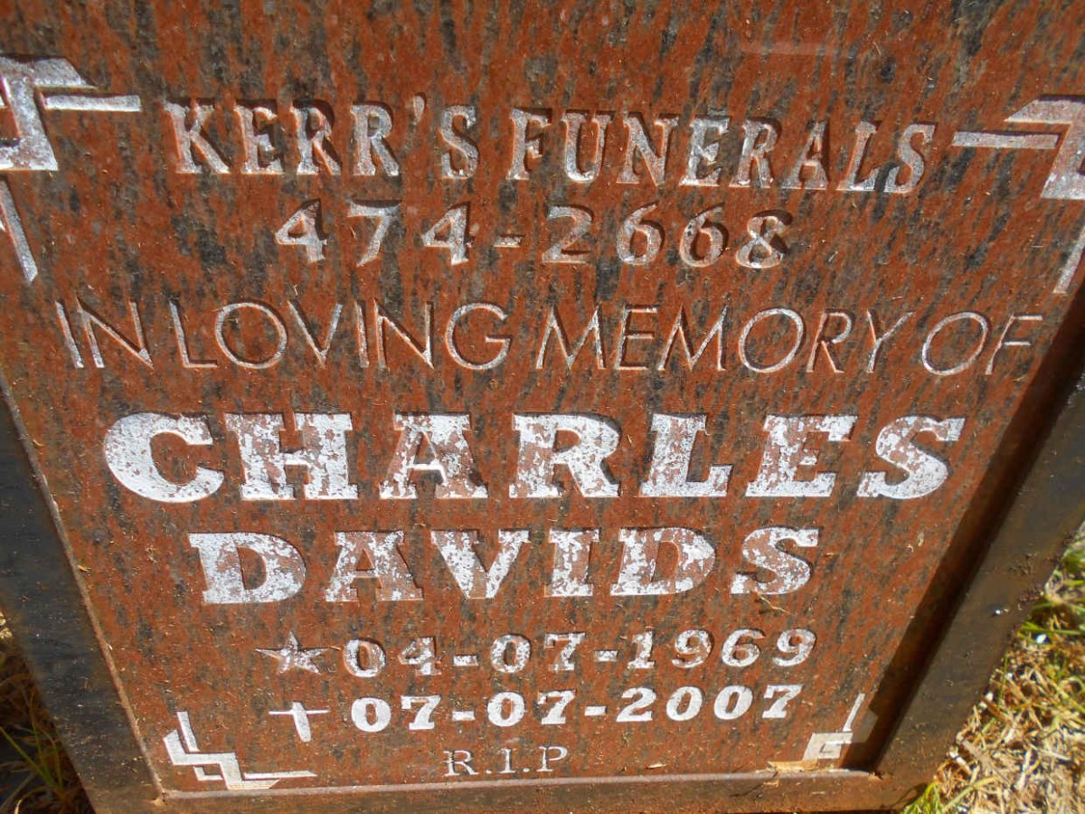 DAVIDS Charles 1969-2007
