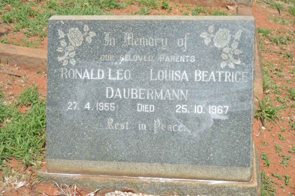 DAUBERMANN Ronald Leo -1955 &amp; Louisa Beatrice -1967