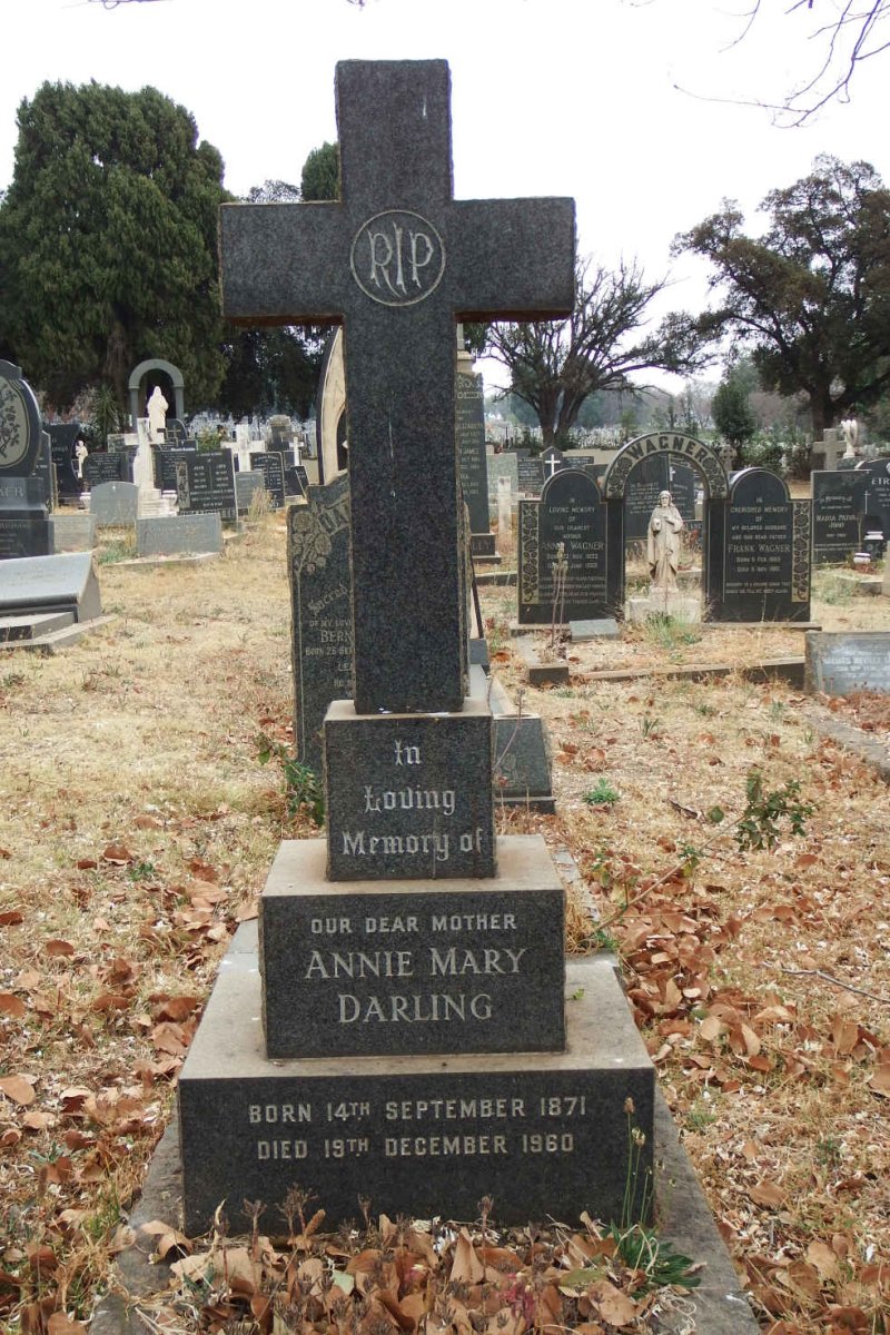 DARLING Annie Mary 1871-1960