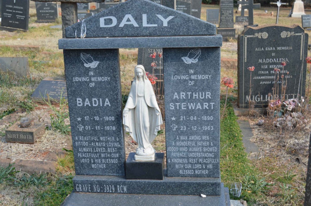 DALY Arthur Stewart 1890-1963 &amp; Badia 1900-1979