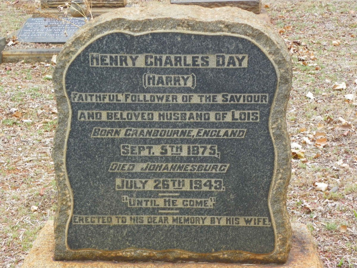 DAY Henry Charles 1875-1943