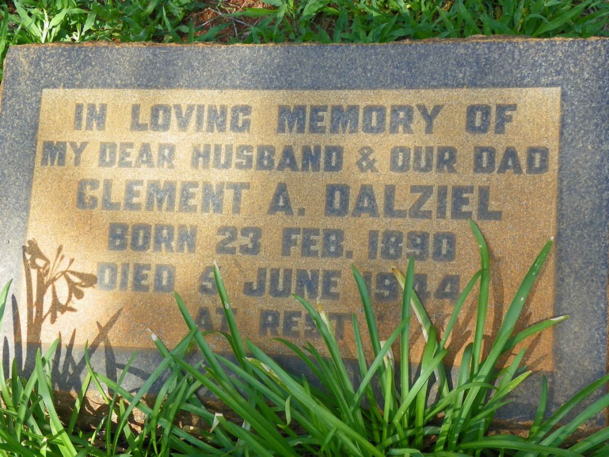 DALZIEL Clement A. 1890-1944