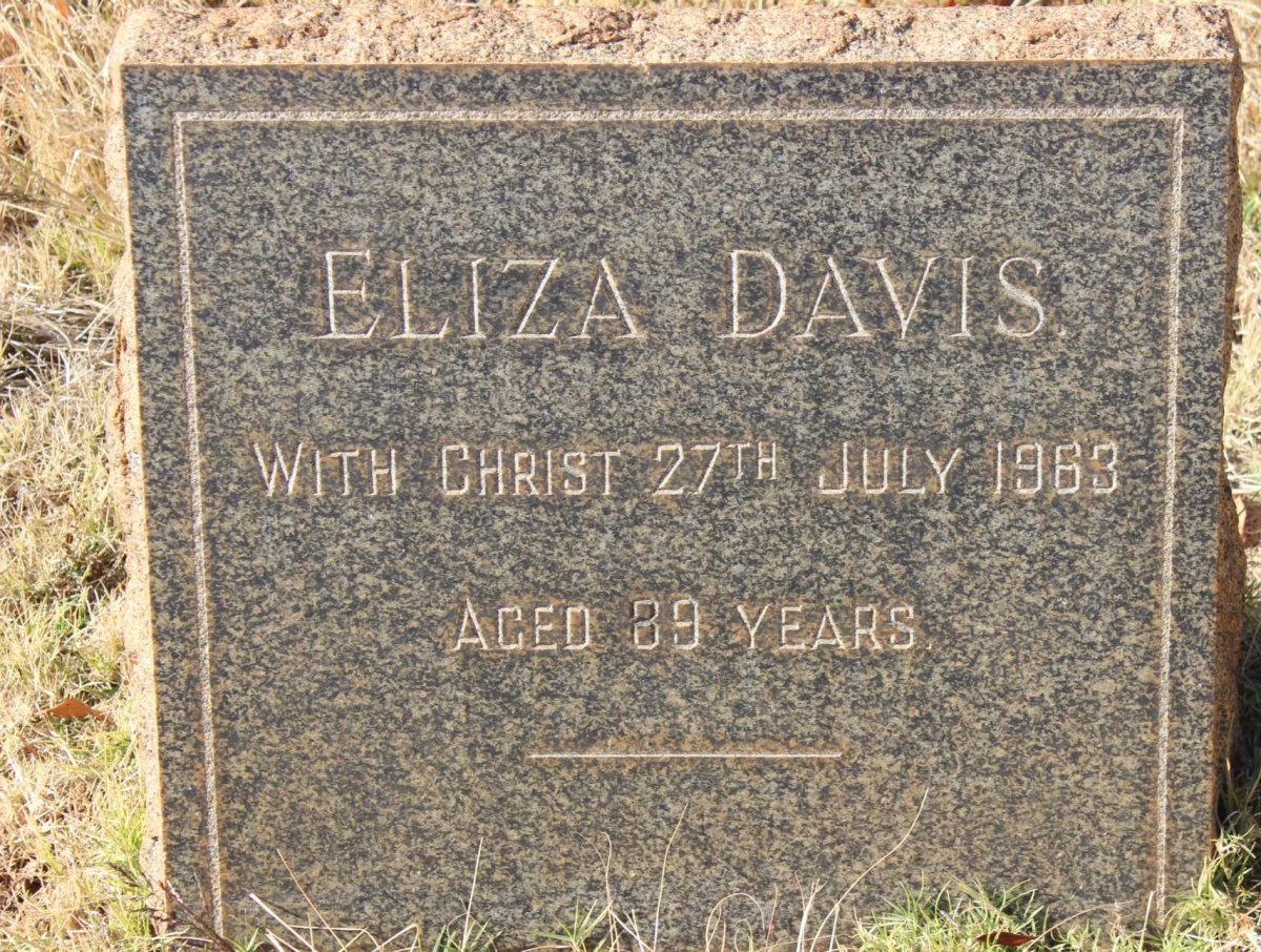 DAVIS Eliza -1963