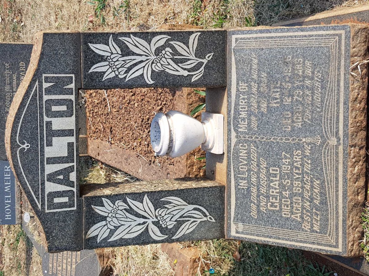 DALTON Gerald -1947 &amp; Kate -197?