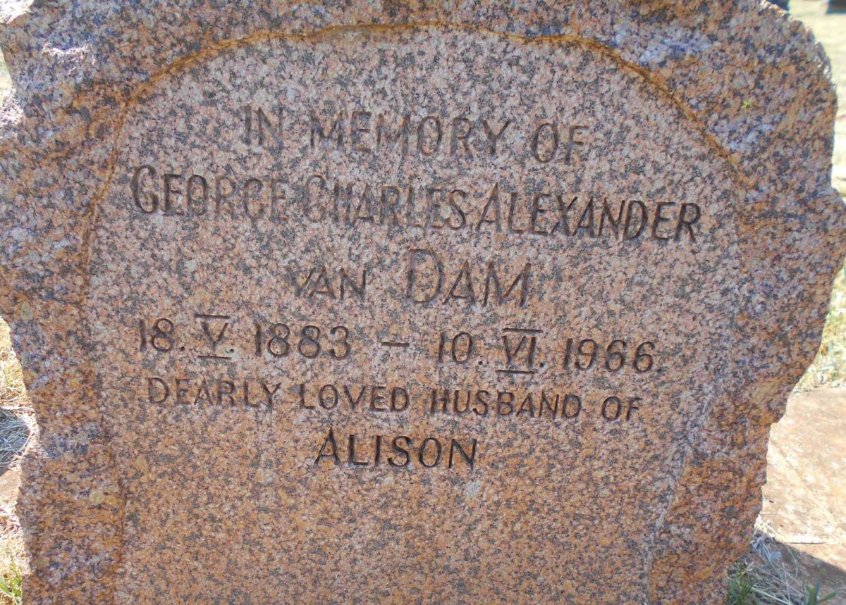 DAM George Charles Alexander, van 1883-1966