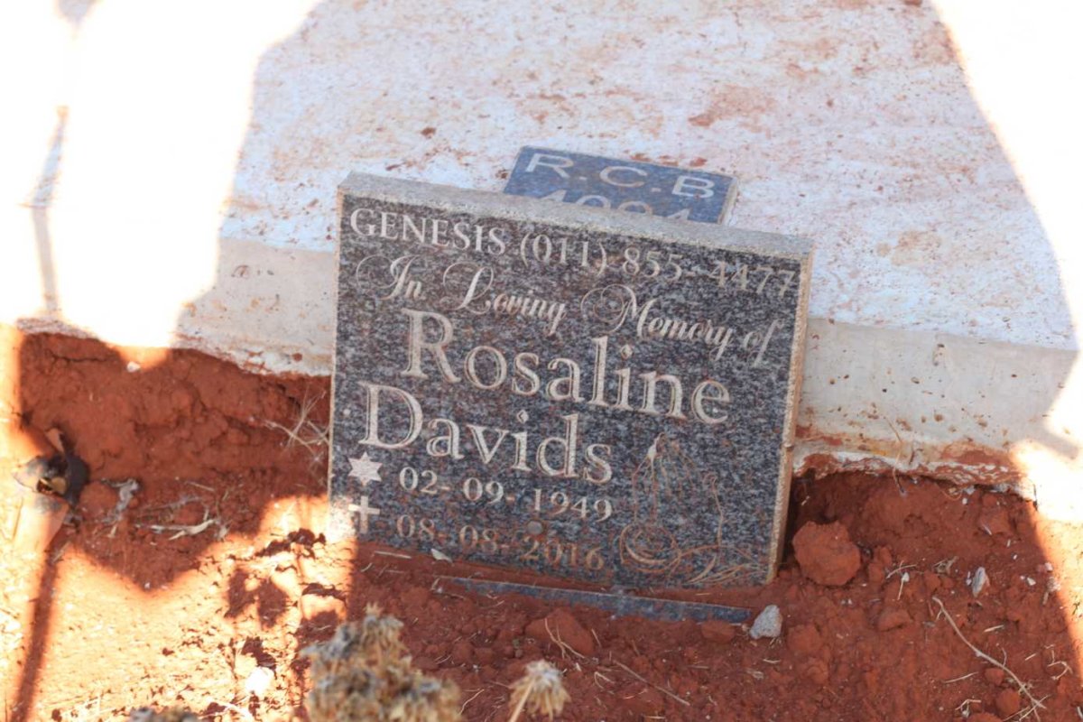 DAVIDS Rosaline 1949-2016