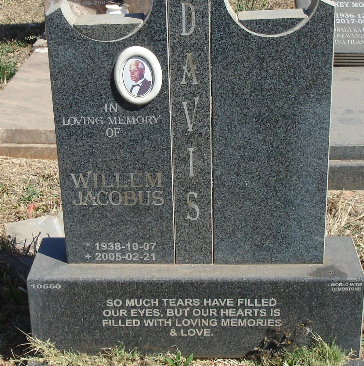 DAVIS Willem Jacobus 1938-2005