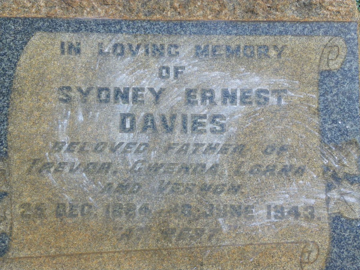 DAVIES Sydney Ernest 1884-1943