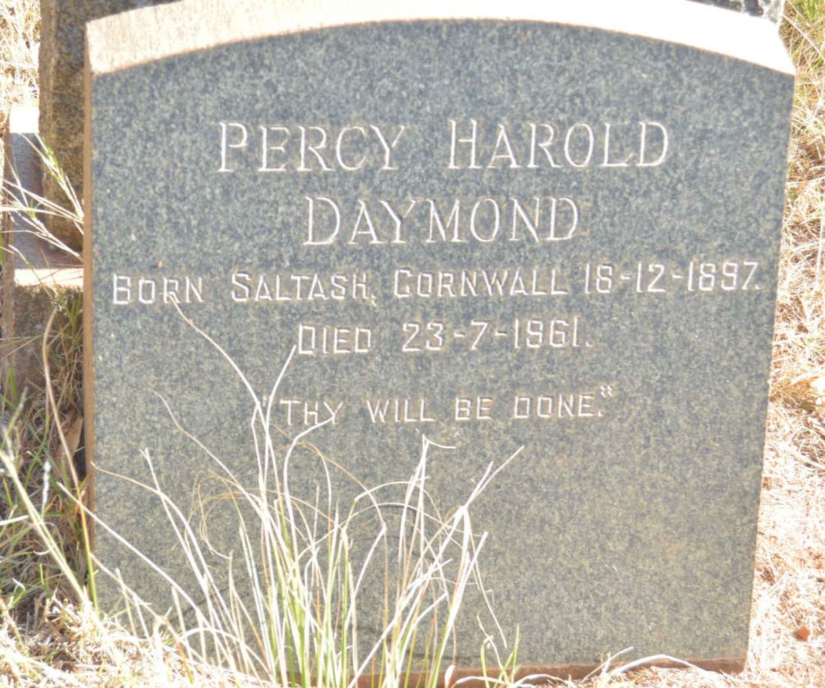 DAYMOND Percy Harold 1897-1961