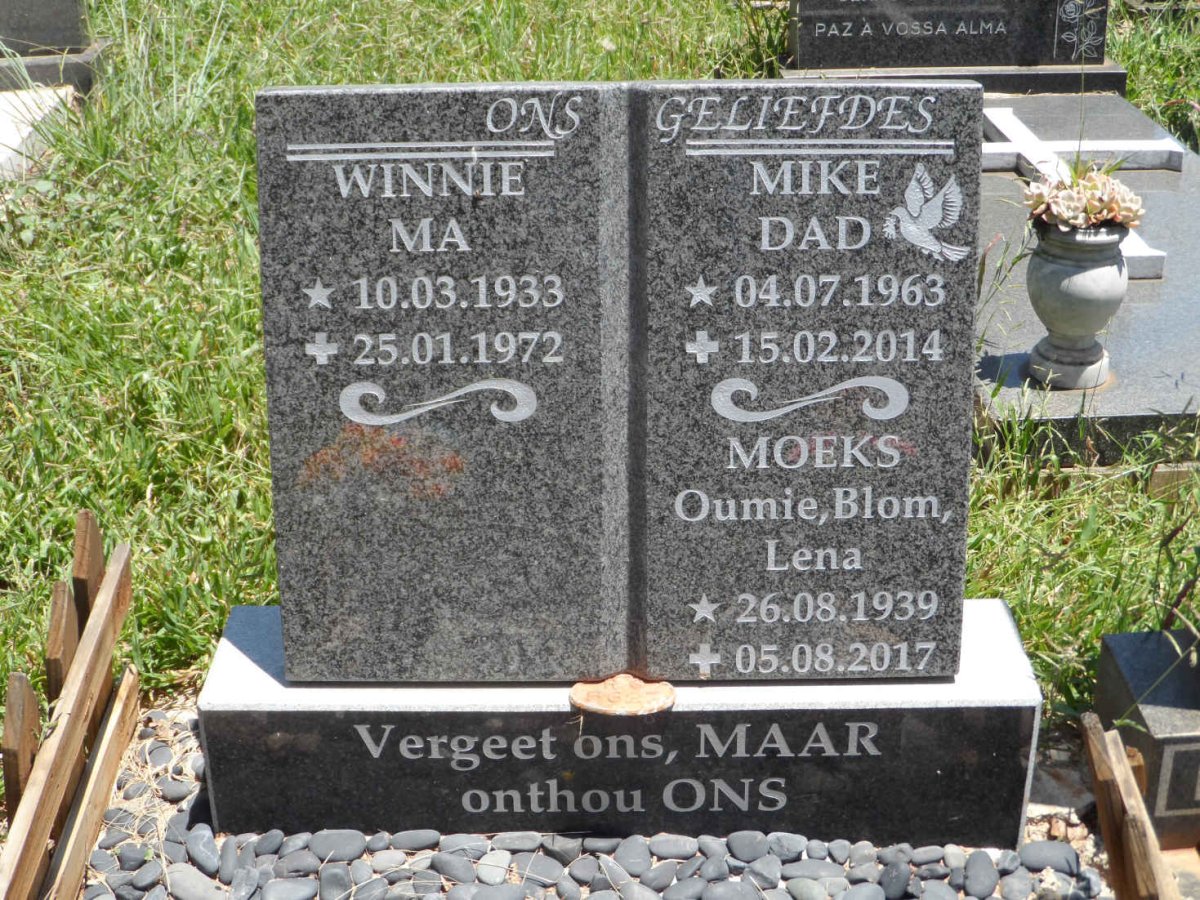 DANIEL Winnie 1933-1972 :: DANIEL Lena 1939-2017 :: DANIEL Mike 1963-2014