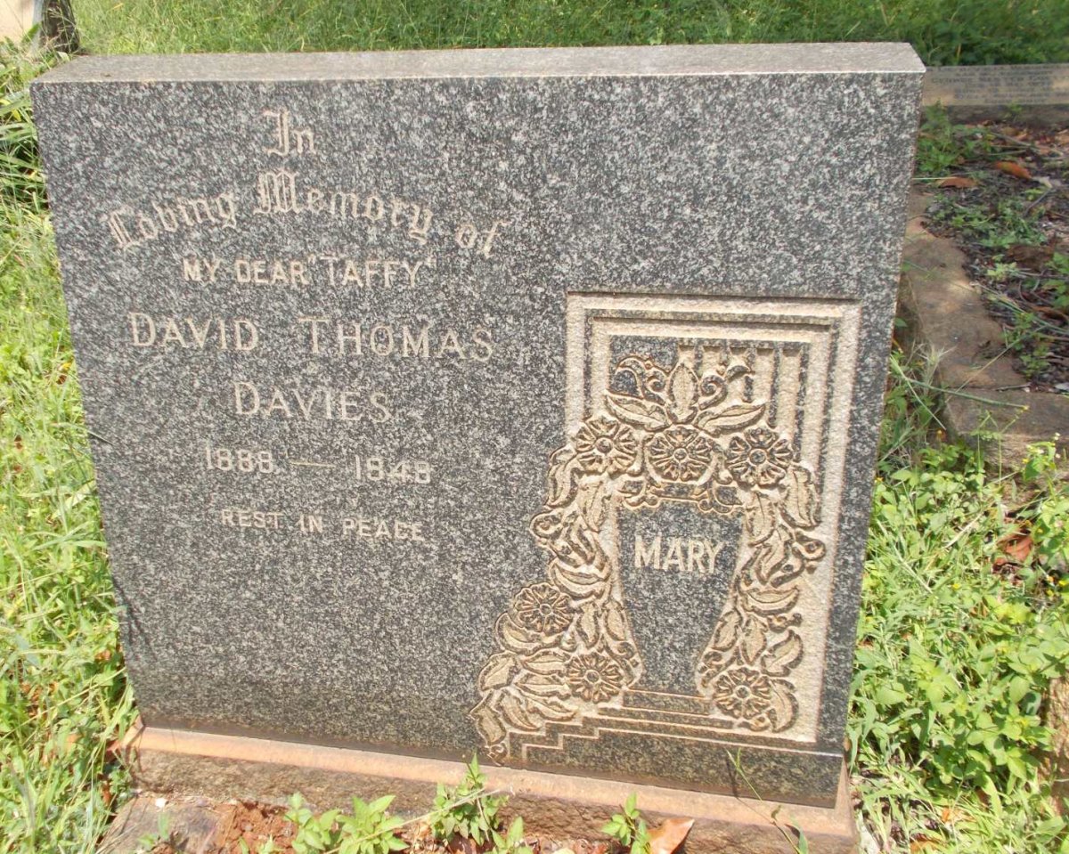 DAVIES David Thomas 1888-1948