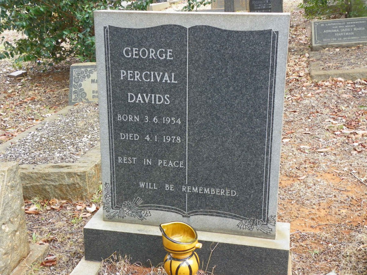 DAVIDS George Percival 1954-1978