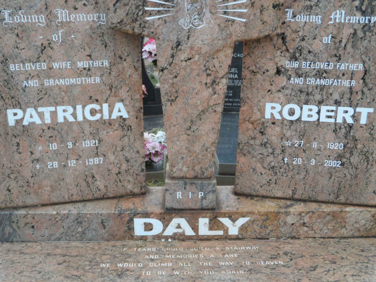 DALY Robert 1920-2002 &amp; Patricia 1921-1987