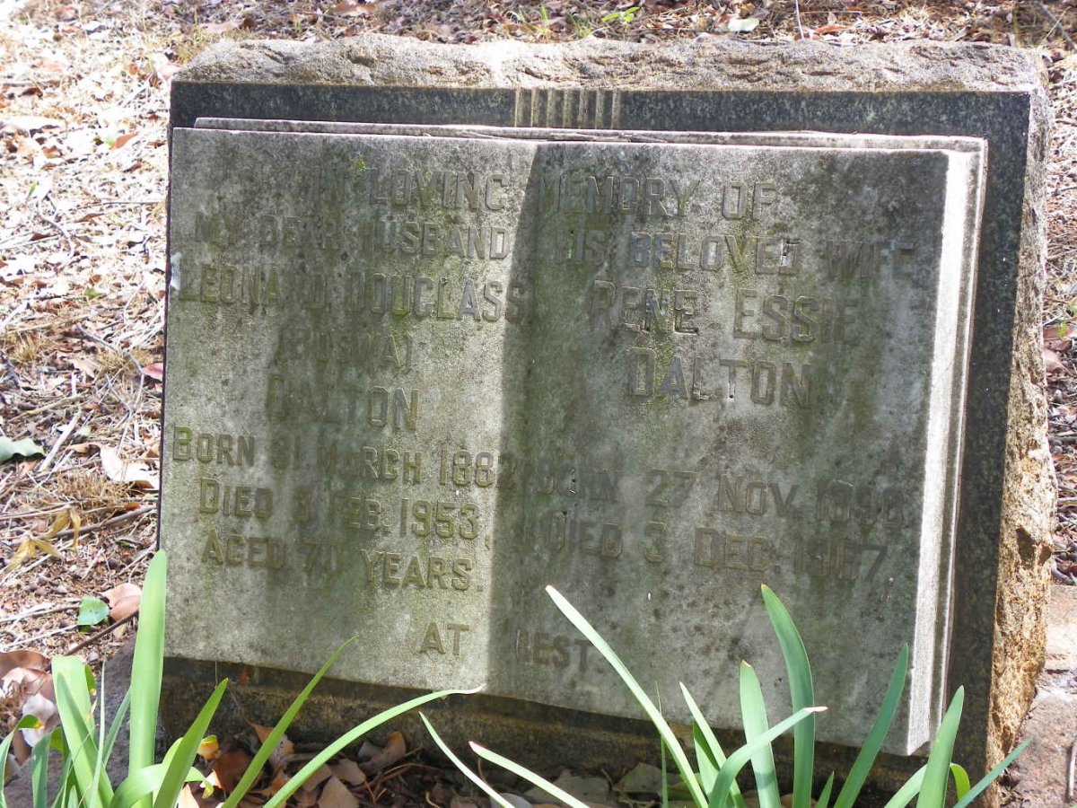 DALTON Leonard Douglass 1882-1953 &amp; Rene Essie 1890-1967
