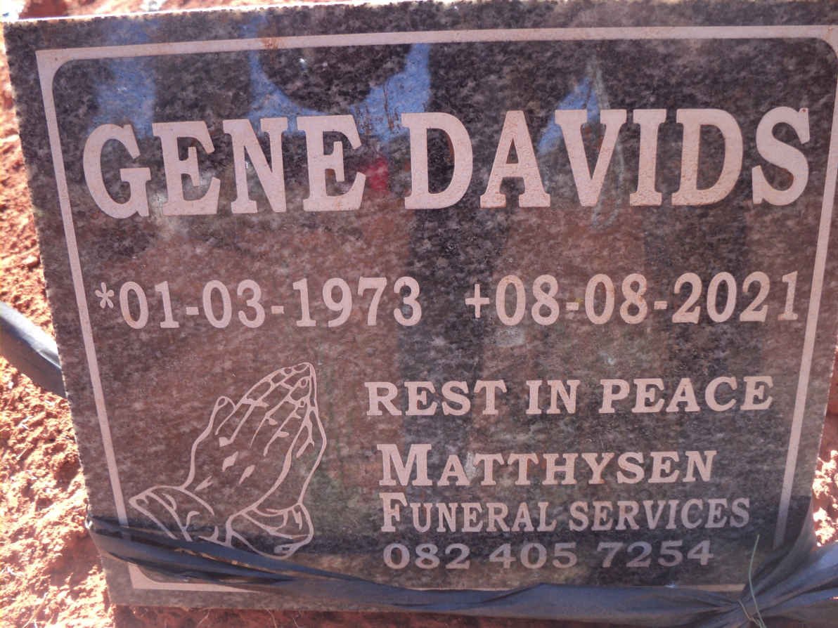 DAVIDS Gene 1973-2021