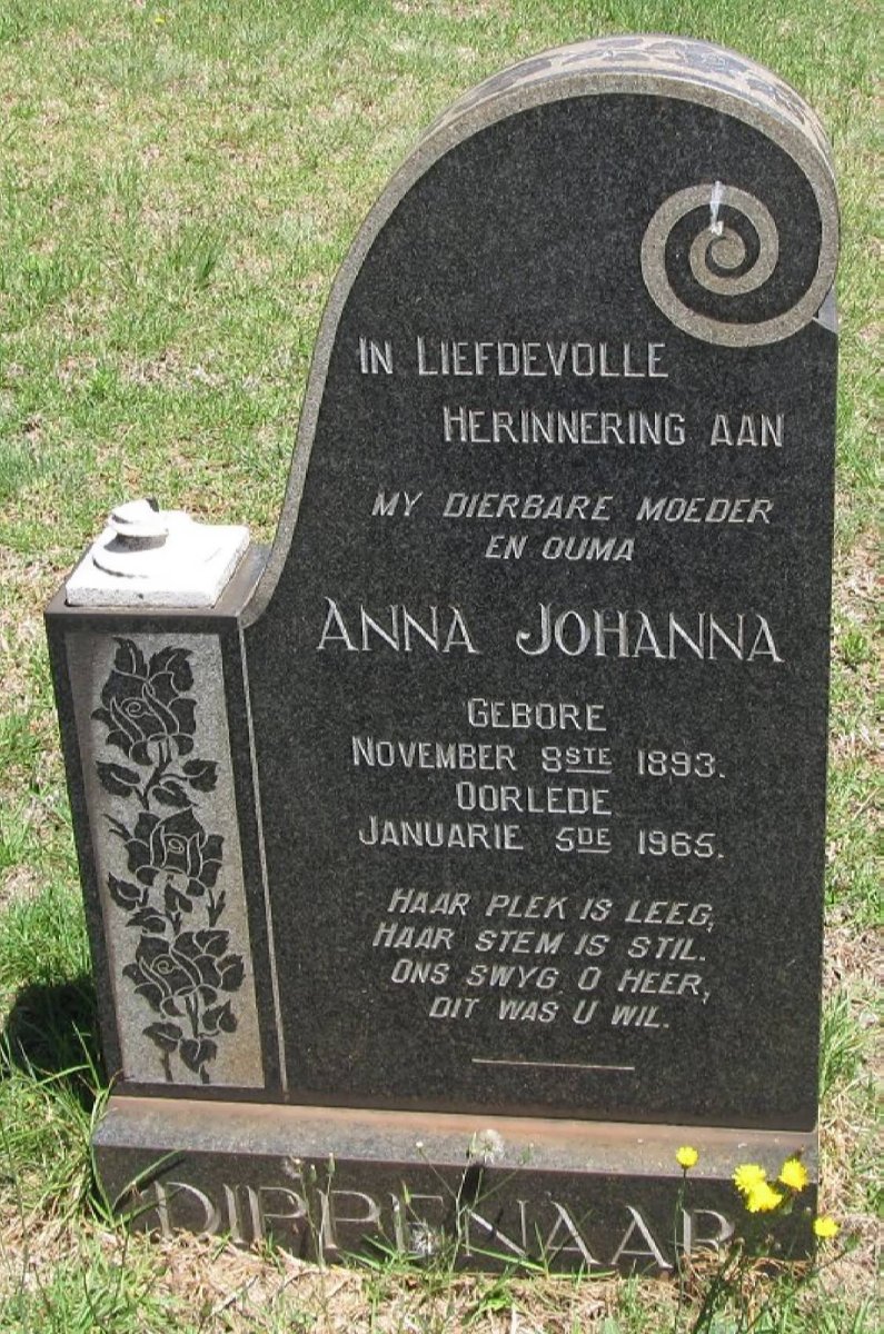 DIPPENAAR Anna Johanna 1893-1965