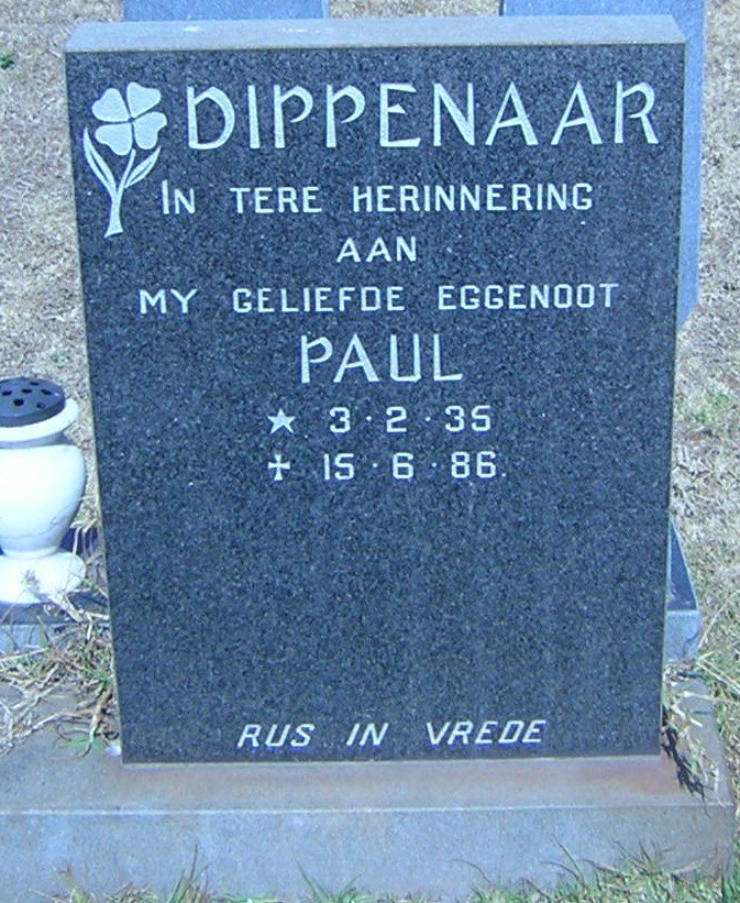 DIPPENAAR Paul 1935-1986