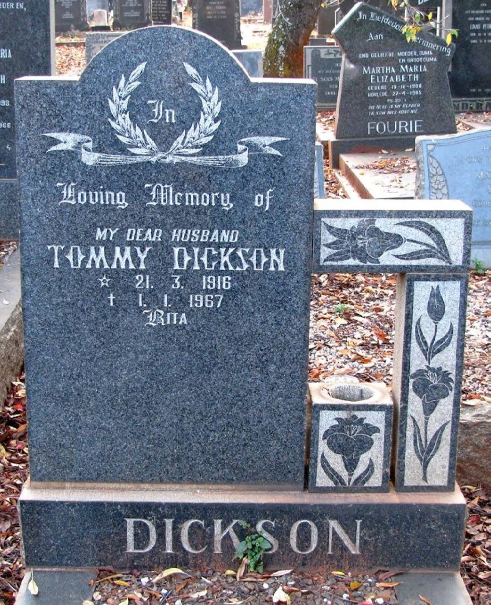 DICKSON Tommy 1916-1967