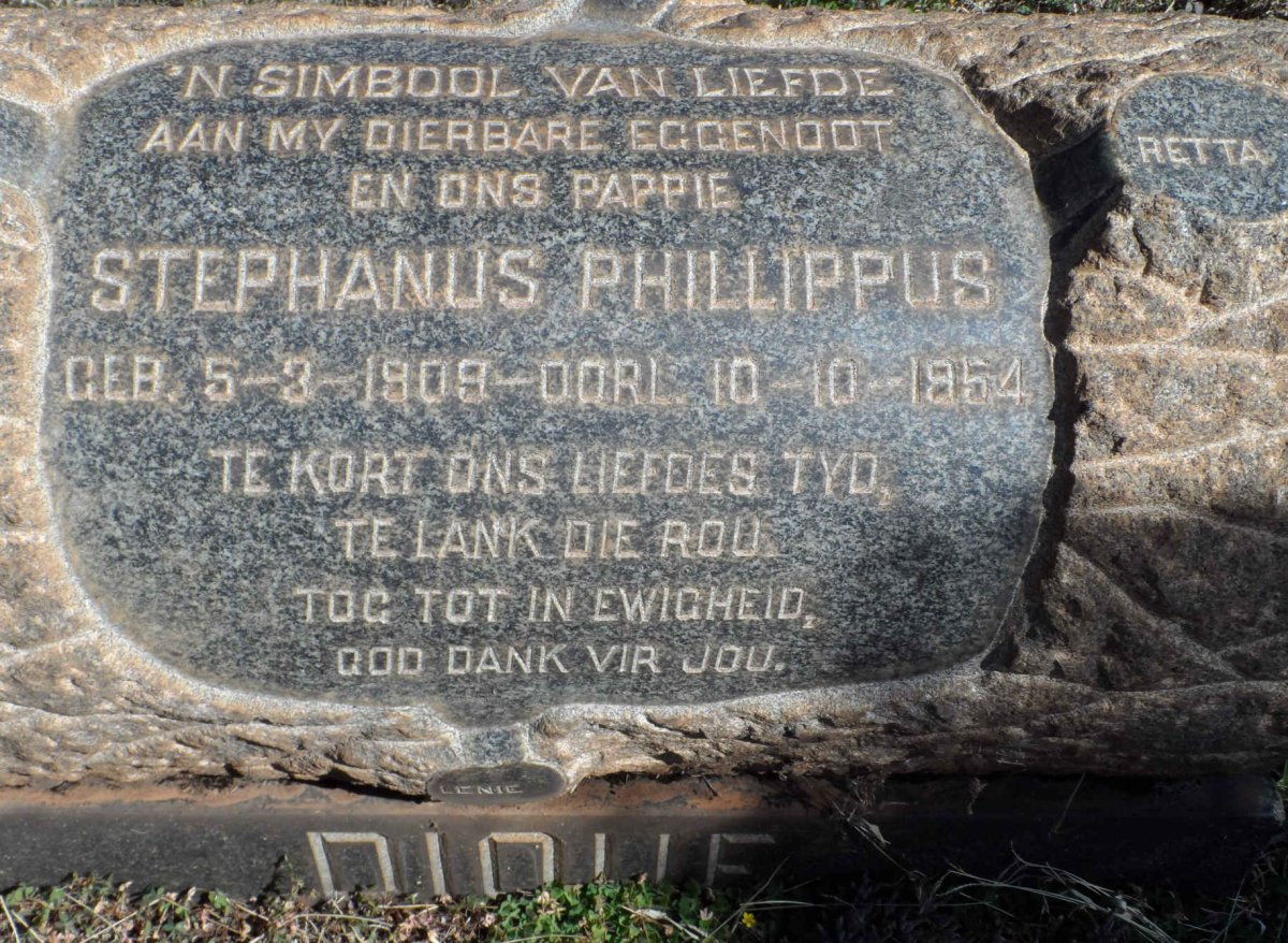 DIQUE Stephanus Phillippus 1909-1954