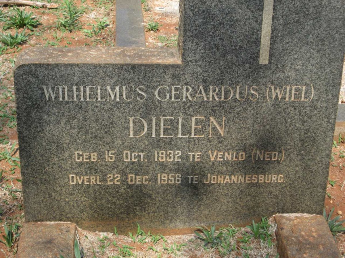 DIELEN Wilhelmus Gerardus 1932-1956