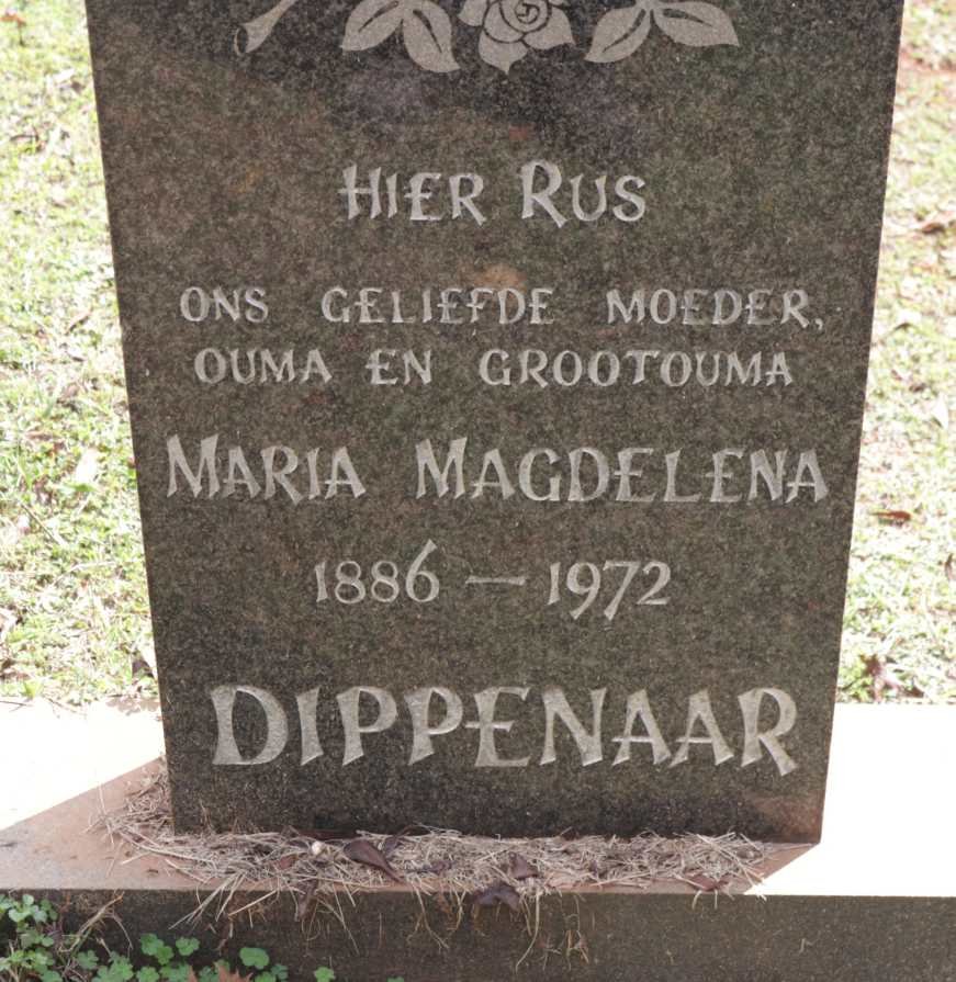 DIPPENAAR Maria Magdelena 1886-1972