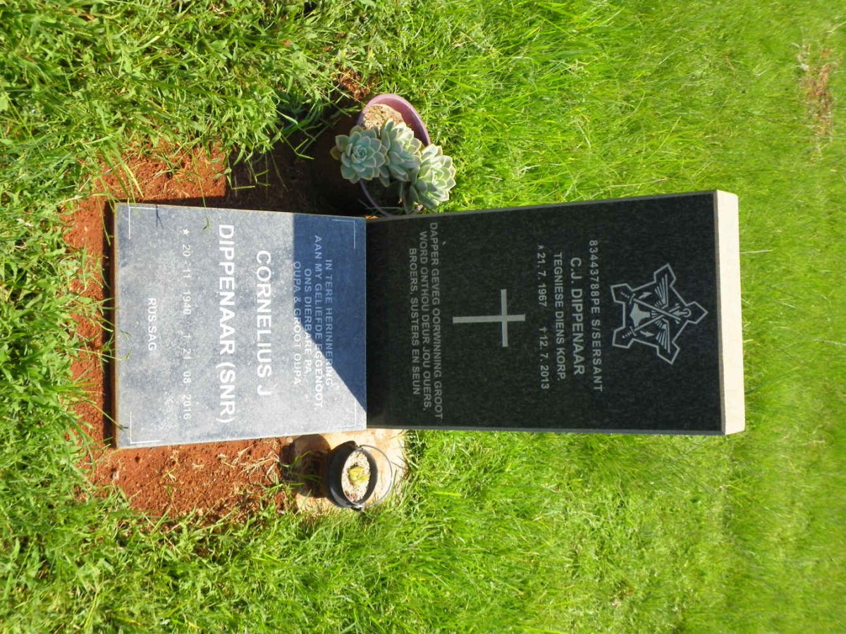 DIPPENAAR Cornelius J. 1940-2016 :: DIPPENAAR C.J. 1967-2013