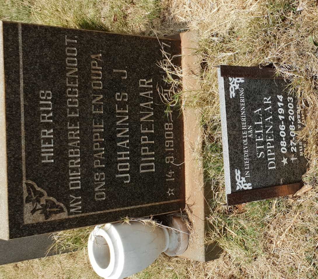 DIPPENAAR Johannes J. 1908-1977 &amp; Stella 1914-2003