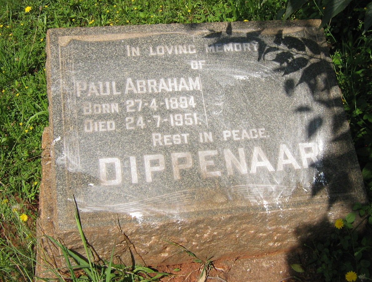 DIPPENAAR Paul Abraham 1894-1951