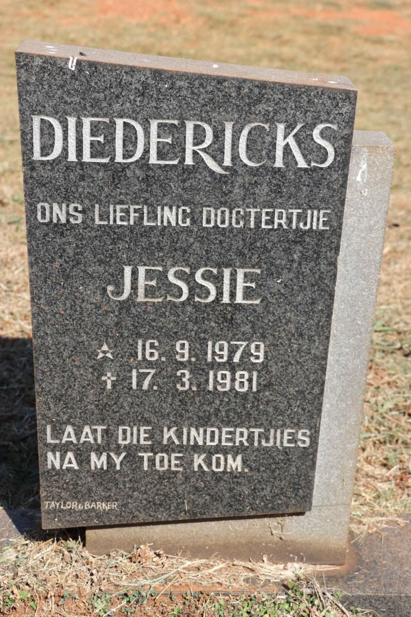 DIEDERICKS Jessie 1979-1981