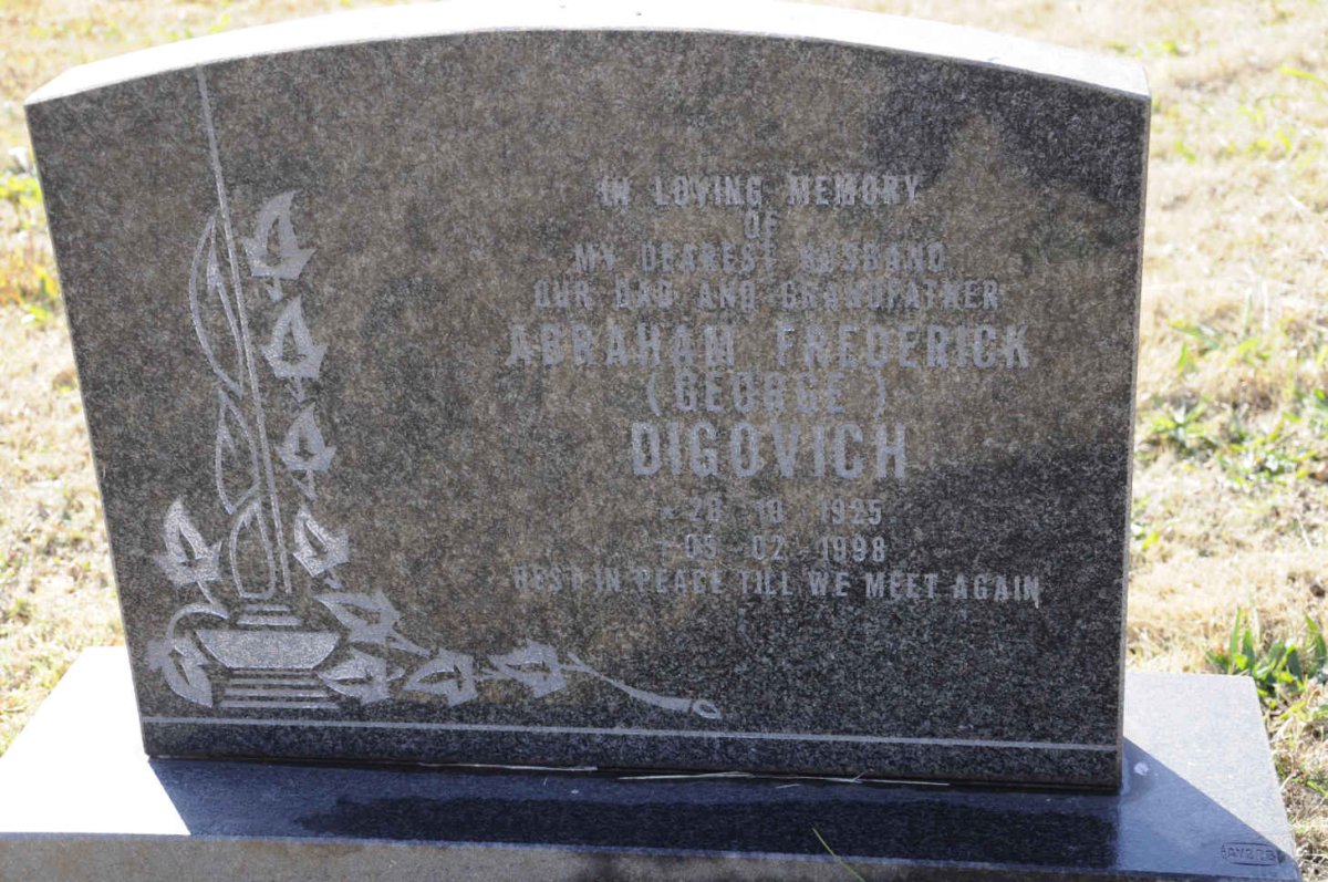 DIGOVICH Abraham Frederick 1925-1998