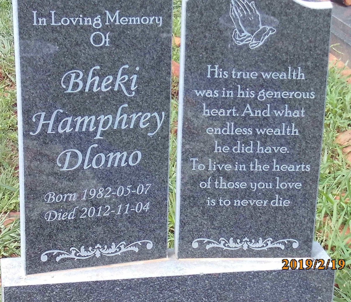 DLOMO Bheki Hamphrey 1982-2012