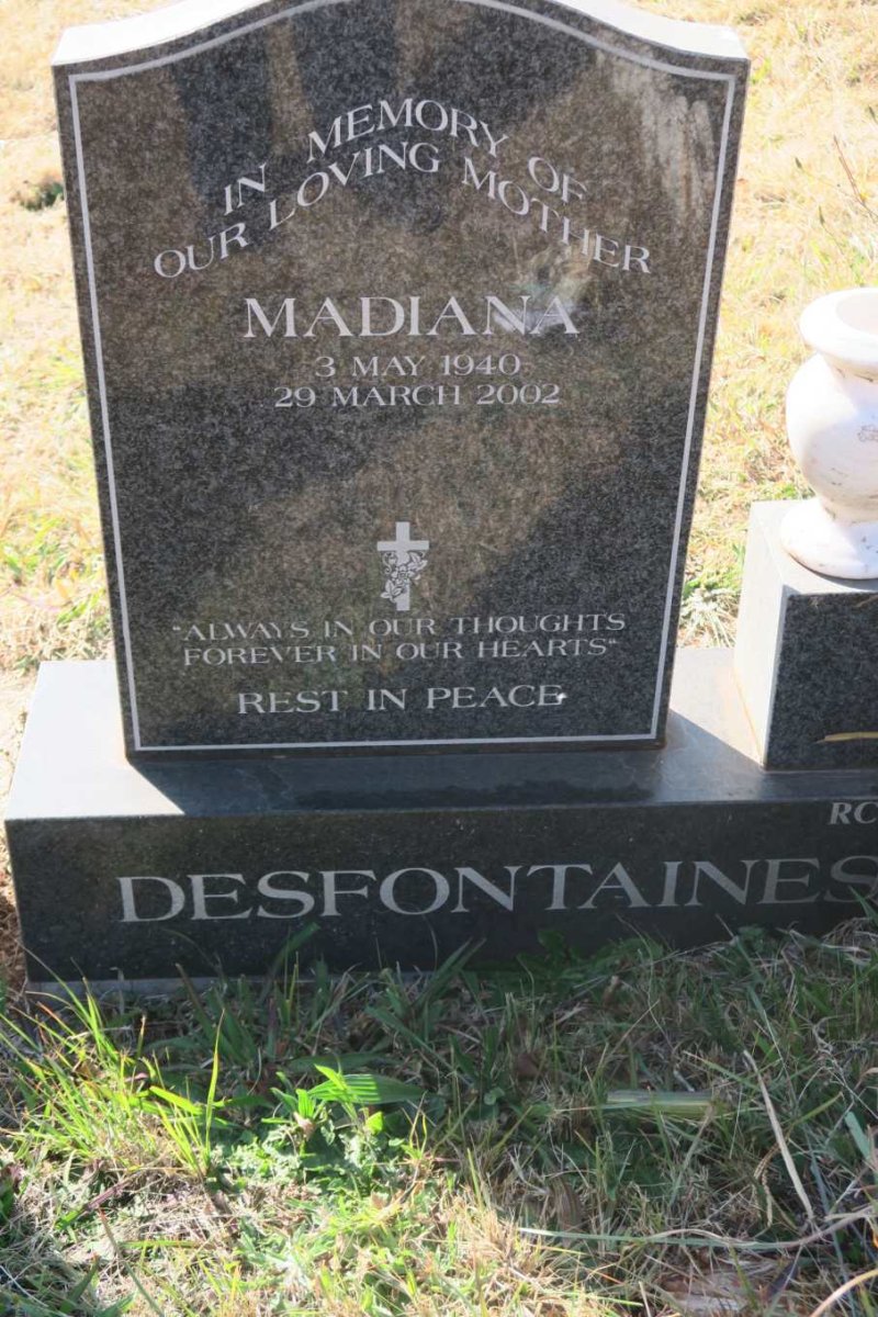 DESFONTAINES Madiana 1940-2002