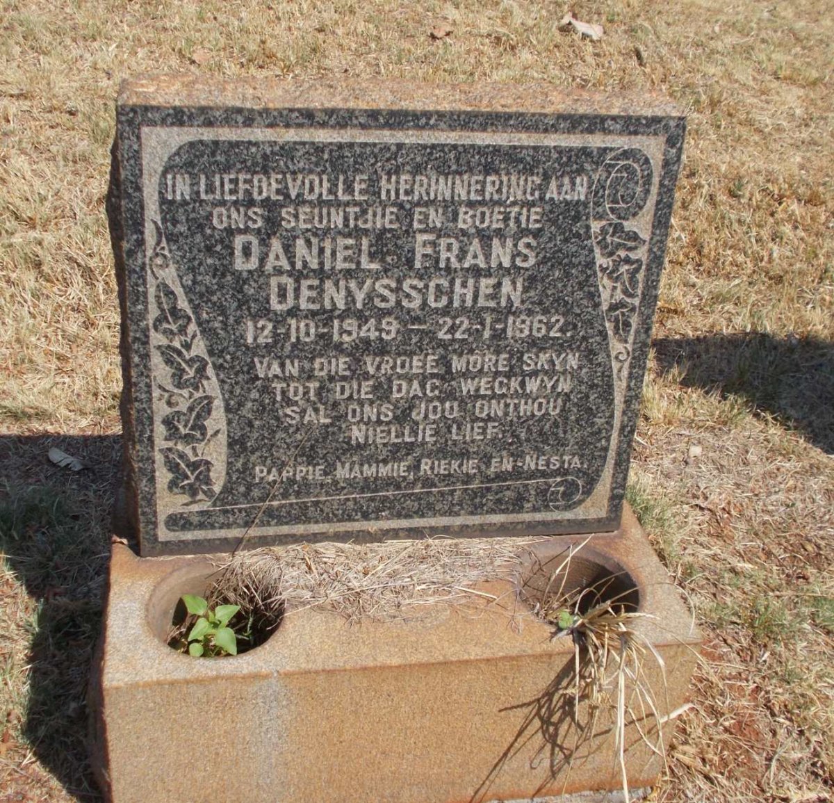 DENYSSCHEN Daniel Frans 1949-1962