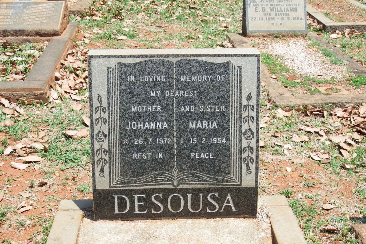DESOUSA Johanna -1972 :: DESOUSA Maria -1954