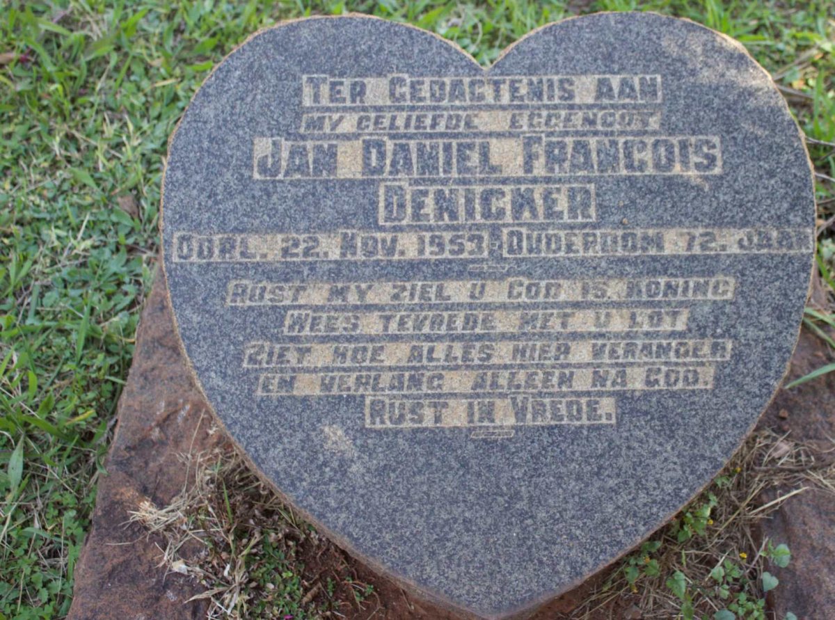 DENICKER Jan Daniel Francois -1953