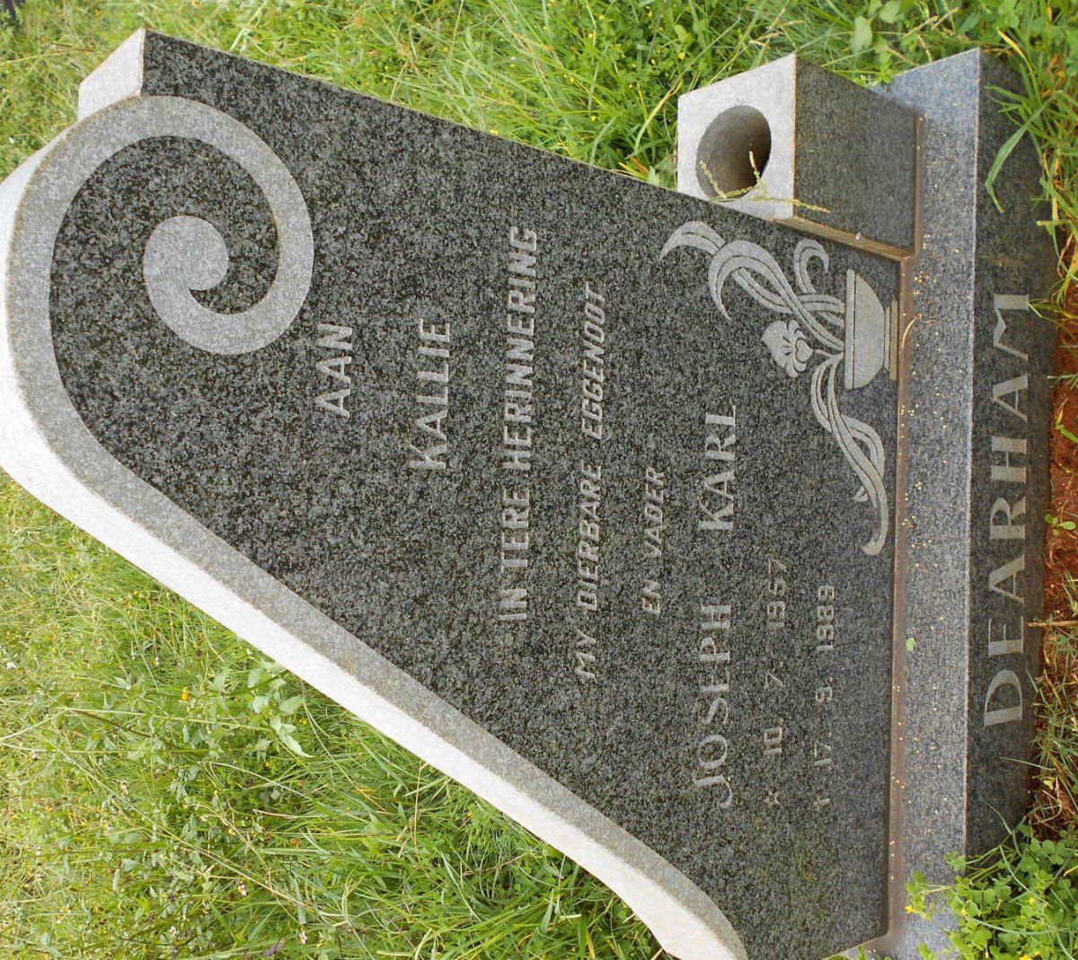 DEARHAM Joseph Karl 1957-1989